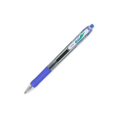 Zebra Pen Zebra Jimnie Clip ECO Ballpoint Retractable Pen, 1.0mm, Smoke Barrel, Blue Ink, Dozen 22520
